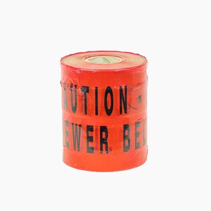Underground Warning Tape - SEWER PIPE (x365m) - RED