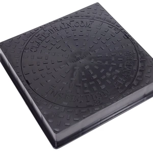 Polypropylene Cover & Frame: 450 x 450mm 3.5 Ton Square to Round
