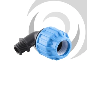 50mm x 2" Comp. 90deg Elbow MALE Thread