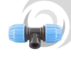 63mm Compression Equal Tee Junction
