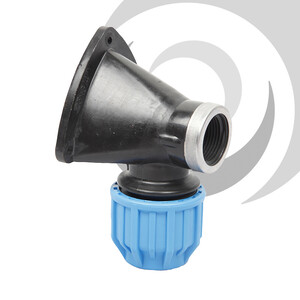 25mm Compression Wall Plate Elbow