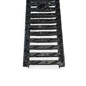 EUROSELF 100mm D/Iron Slotted Grating x0.5m; C250