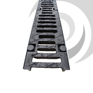F300K 300mm D/Iron Slotted Grating x0.5m;