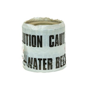 Underground Warning Tape - Non Potable Water White