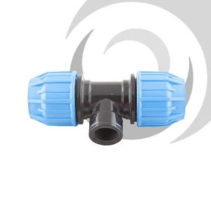25mm x 3/4" Comp. Tee Junction FEMALE Thread