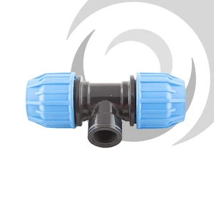 50mm x 1 1/2" Comp. Tee Junction FEMALE Thread