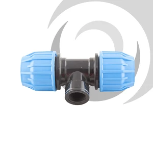 20mm x 1/2" Comp. Tee Junction FEMALE Thread