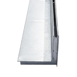 EUROSELF 100mm Galv. Single Side Slot Grate Grating x1m; C250 - 70mm Slot Height