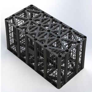 Storm Water Crate 20 tonne loading 1m x 0.5m x 0.4m c/w clips NEW PRODUCT