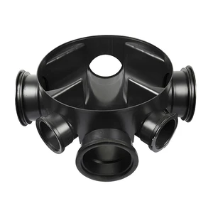 450mm Inspection Chamber Base 160mm Channel 2 x 160mm Inlets & 2 x 110mm Inlets, for installation up to 1.2m - New