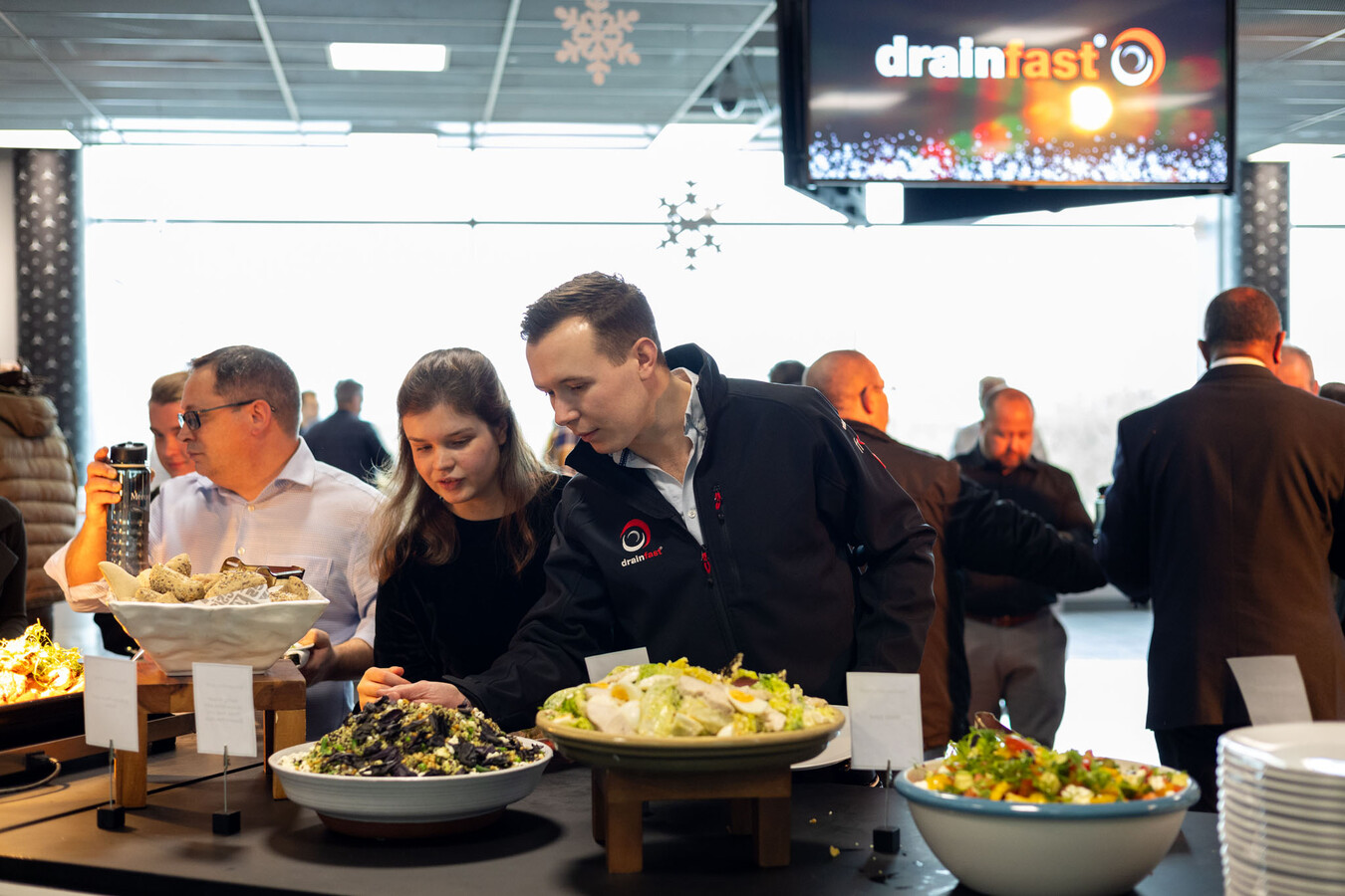 Drainfast lunch at Mercedes-Benz World