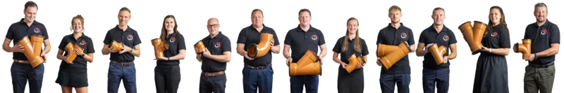 The Drainfast team group png cutout 2026